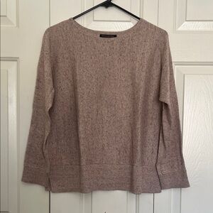 Banana Republic Women's Taupe Crew Neck Sweater Size M